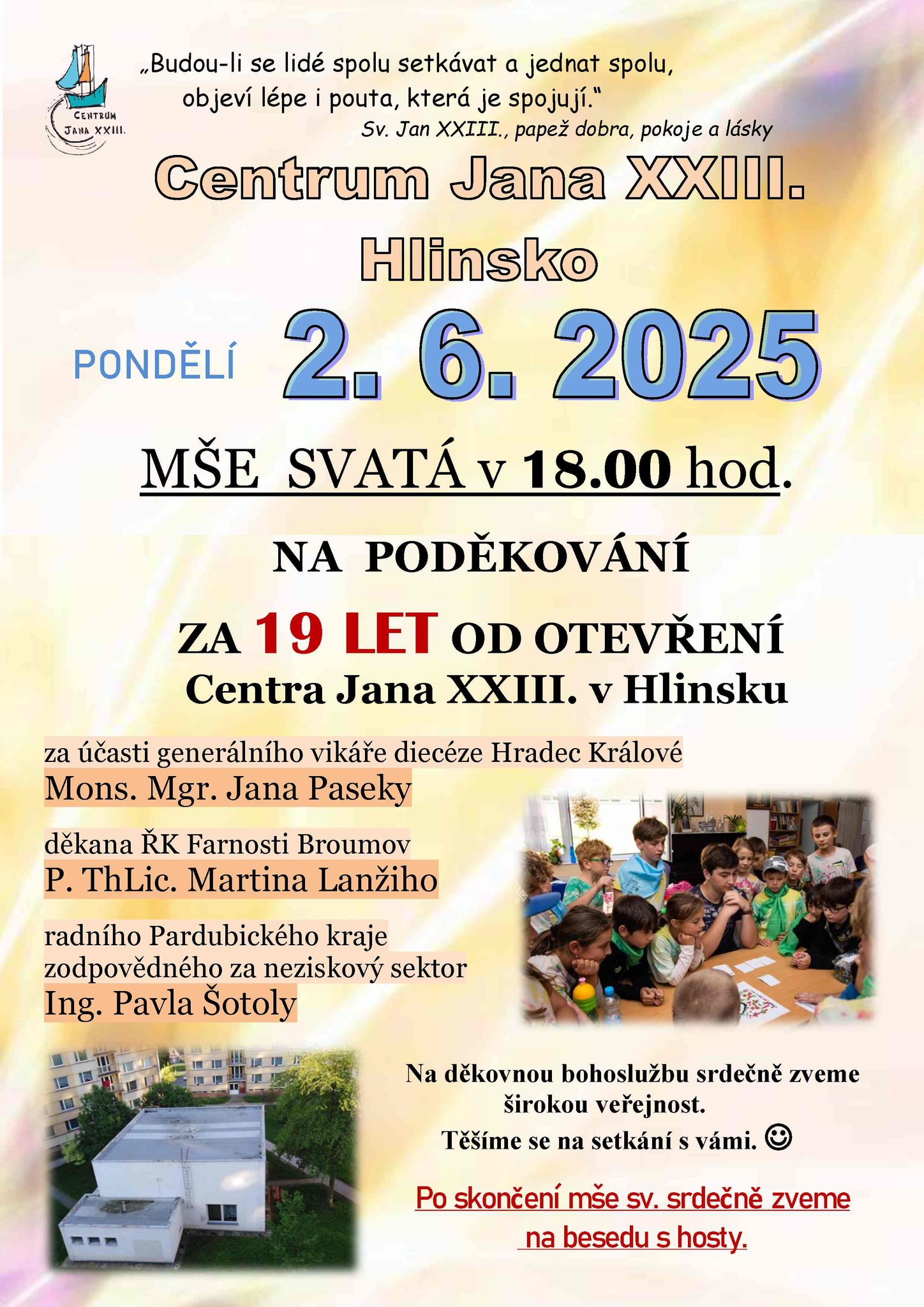 19 let od otevření CJ XXIII.